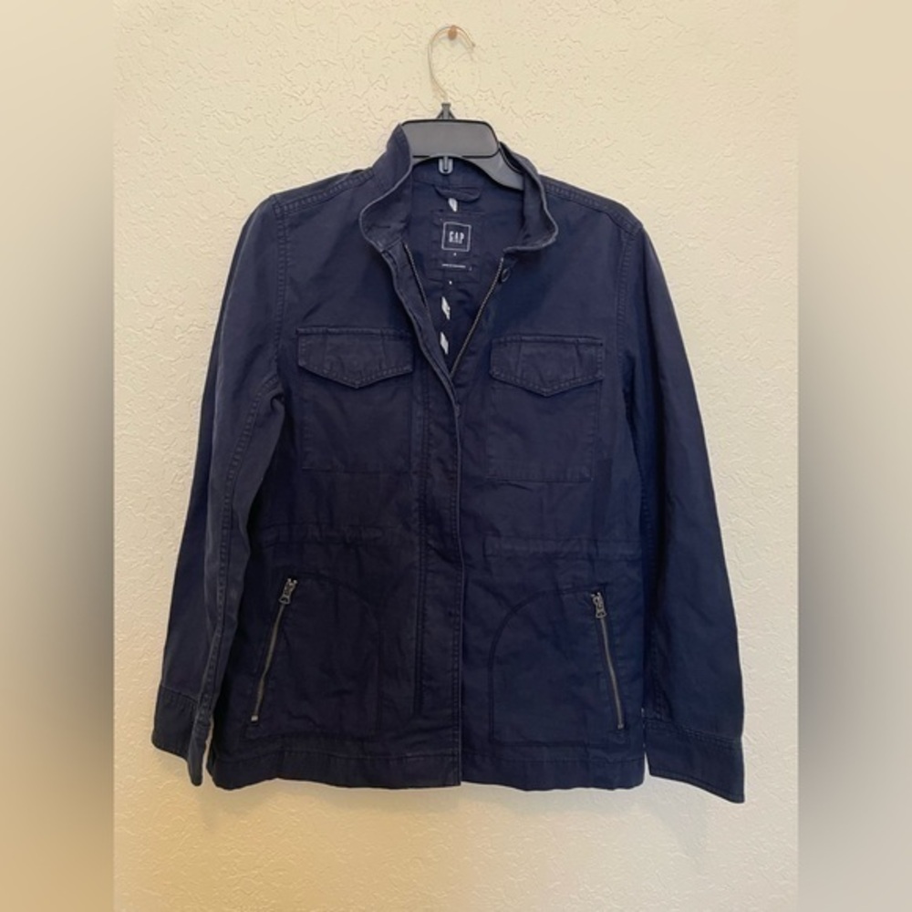 GAP women navy utility jacket size S